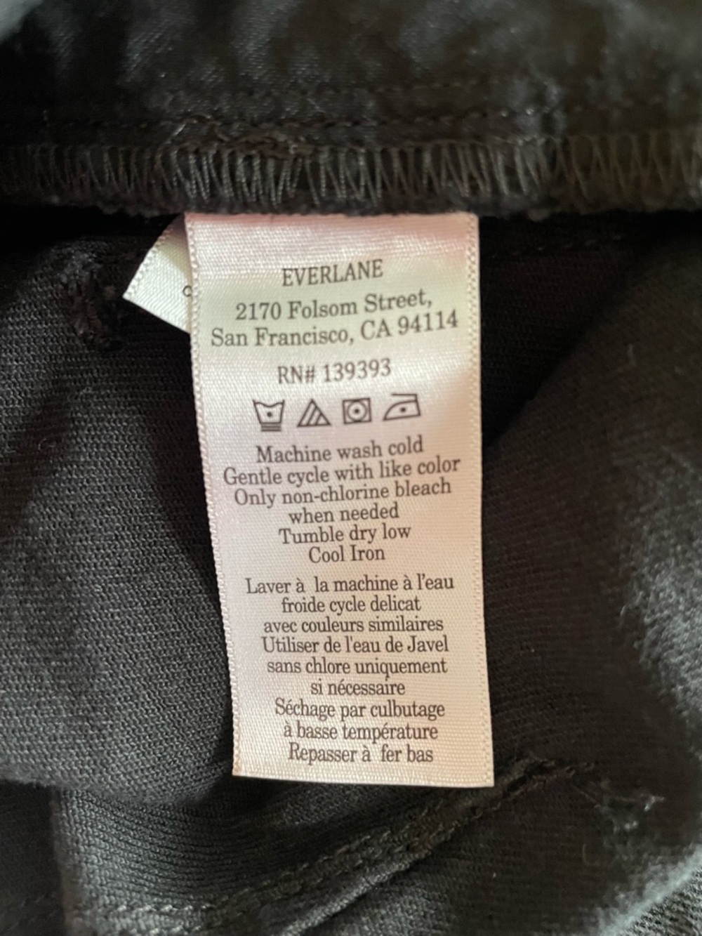 New Everlane Women THE UTILITY WIDE-LEG PANT Black Jeans Size 2 - Picture 13 of 14